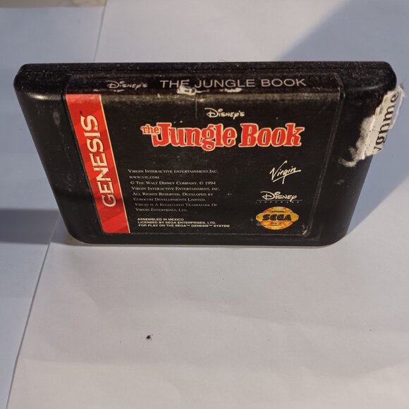 Jungle Book Disney Tested Sega Genesis Video Game - Picture 1 of 1